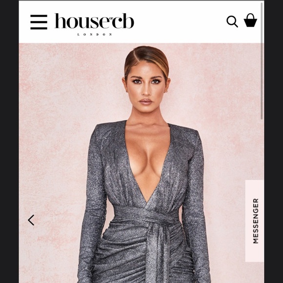 house of cb glitter dress